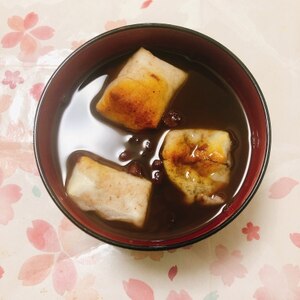 簡単土鍋でぜんざい